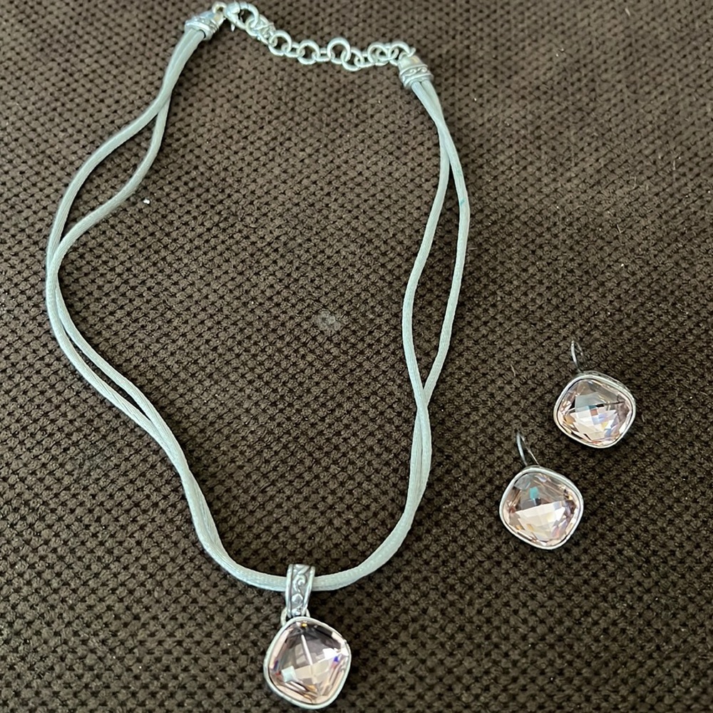 Brighton choker and matching earrings